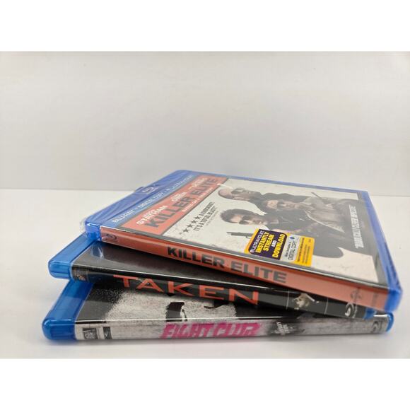 3 Action Blu-Ray Movie Bundle | Fight Club | Taken | Killer Elite (Sealed) - Picture 3 of 3